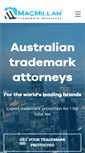 Mobile Screenshot of macmillantrademarks.com.au